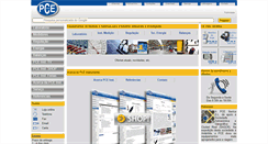 Desktop Screenshot of pce-medidores.com.pt